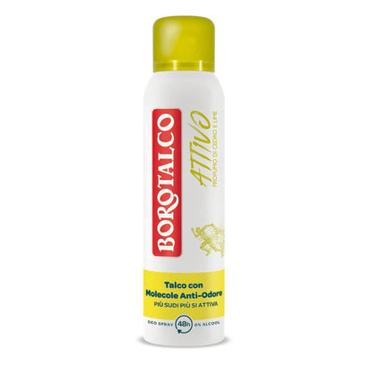 Borotalco Deo Spray 150 Attivo Giallo