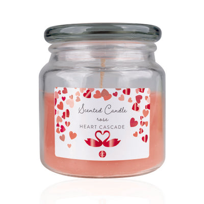 Scendel Candle Rose Heart Cascade Candela Alla Rosa