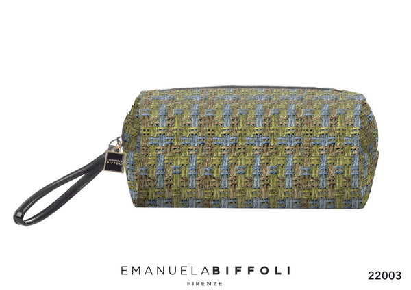 Biffoli Astuccio Tweed Verde Azzur 22003