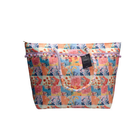 Biffoli Borsa Tote Fiori Spiaggia 22031