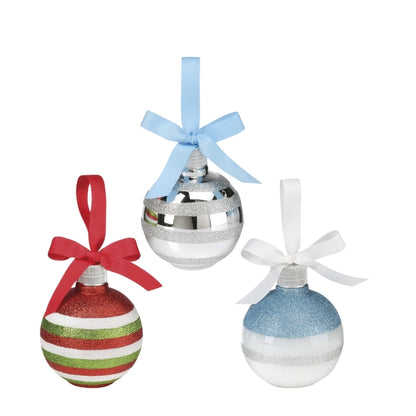 Biffoli Pallina Natale Bagno Crema 350 ML 3 Colori Assortiti