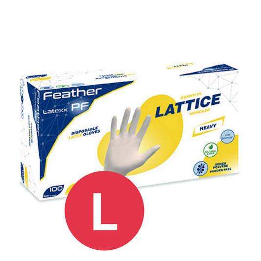 Feather Guanti Lattice X100 S/Polv Fpf L