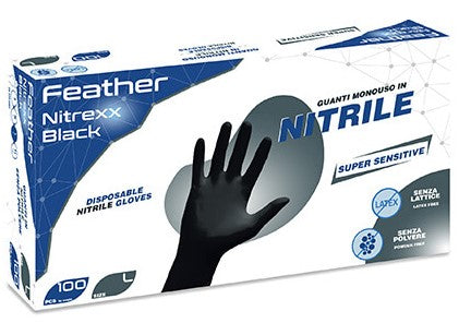 Feather Guanti Nitrile Fnx X100 S/Po Xl