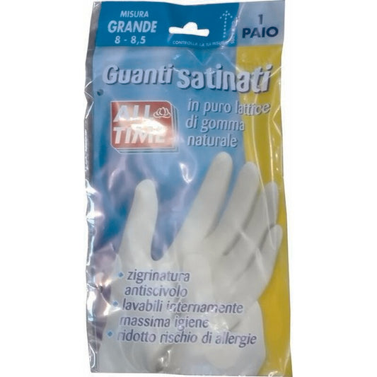 Alltime Guanti Satinati Lattice 8-8,5 G