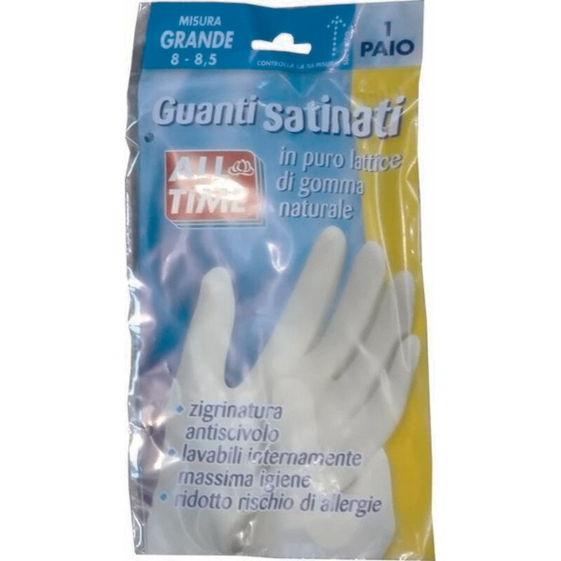 Alltime Guanti Satinati Lattice 8-8,5 G