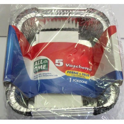 Contenitori Alluminio 1 Porz. X4