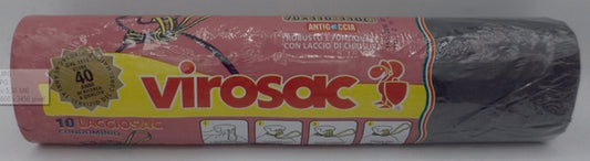 Sacchi Bidone Nero 70X110 X10 Virosac