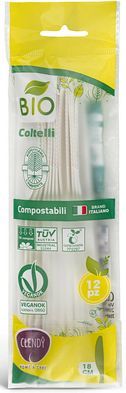 Coltelli Bio X12 Compostabili