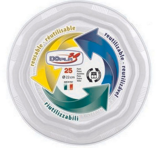 Dopla Piatti Fondi X25 Riutilizzabili
