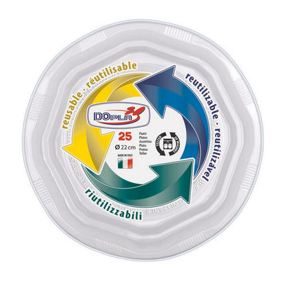 Dopla Piatti Piani X25 Riutilizzabili