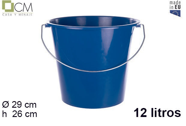 Secchio Propilen C/M. Ferro Ø29 H26 12Lt