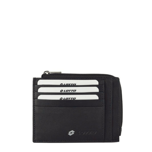 Lotto Portacarte In Pelle Nero U11N