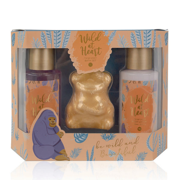 Confezione Regalo Be Wild And Beautiful Docciaschiuma, Crema Corpo E Fizzer