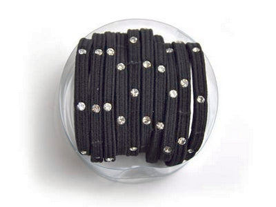 Look Elastico Nero Strass X10 278-78