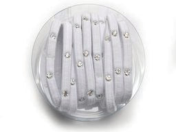 Look Elastico Bianco Strass X10 278Bi-78