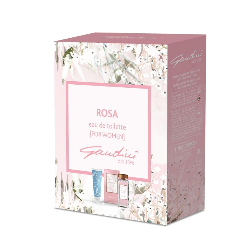 Gandini Rosa Cofanetto Regalo Eau De Toilette 100 ML E Latte Corpo 100 ML