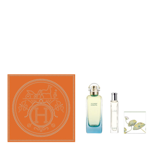 Hermes Jardin Nile Eau De Toilette 100 ML, Mini 15 ML E Sapone Solido