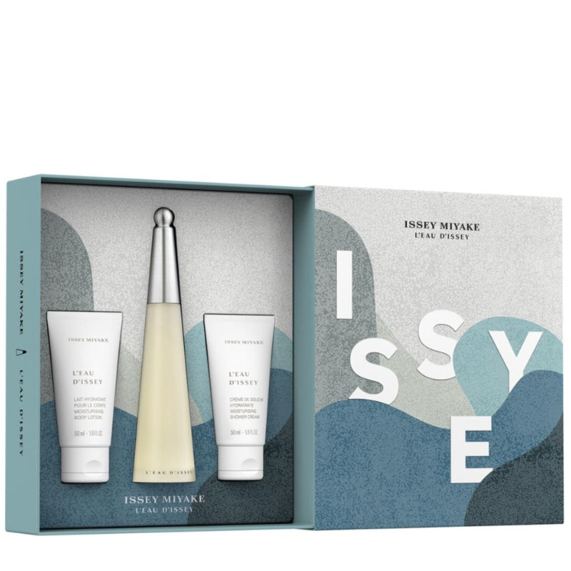 Issey Miyake Cofanetto Regalo L'Eau D'Issey Eau De Toilette 50 ML, Crema Corpo 50 ML E Doccia 50 ML