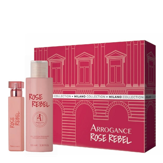 Arrogance Rose Rebel Eau De Toilette 30 ML E Doccia 100 ML