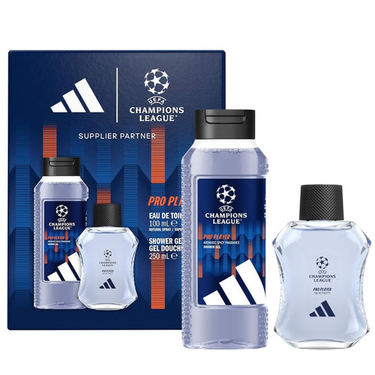 Adidas Cofanetto Regalo Champions League Eau De Toilette 50 ML E Doccia Gel 250 ML