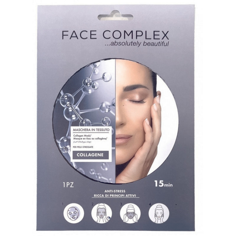 Face Complex Maschera Viso In Tessuto Collagene 28G