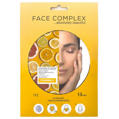 Face Complex Maschera Viso In Tessuto Vitamina C 28G