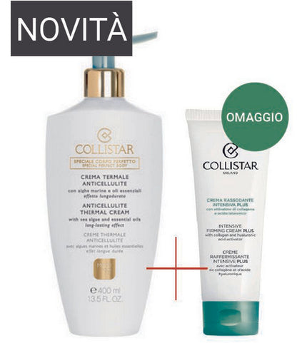 Collistar Cofanetto Regalo Crema Anticellulite 400 ML E Crema Corpo Rassodante Intensiva 75 ML