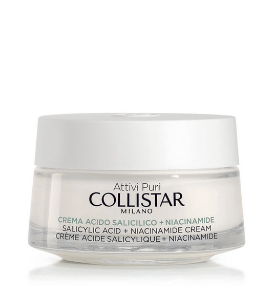 Collistar Crema Viso Attivi Puri Crema Acido Salicilico E Niacinamide 50 ML