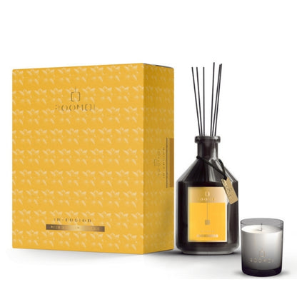 Roomoi Cofanetto Regalo Profumatore Ambiente In Fusion 200 ML E Candela 160 GR