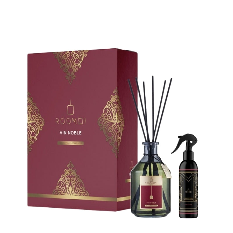 Roomoi Cofanetto Regalo Vin Noble 200 ML E Spray Ambiente 100 ML