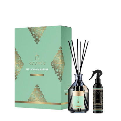 Roomoi Cofanetto Regalo Pistachio Pleasure 200 ML E Spray Ambiente 100 ML