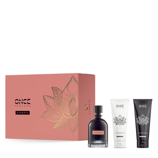 Once Cofanetto Regalo Etheria Eau de Parfum Intense 100 ML, Doccia 100 ML E Latte Corpo 100ML