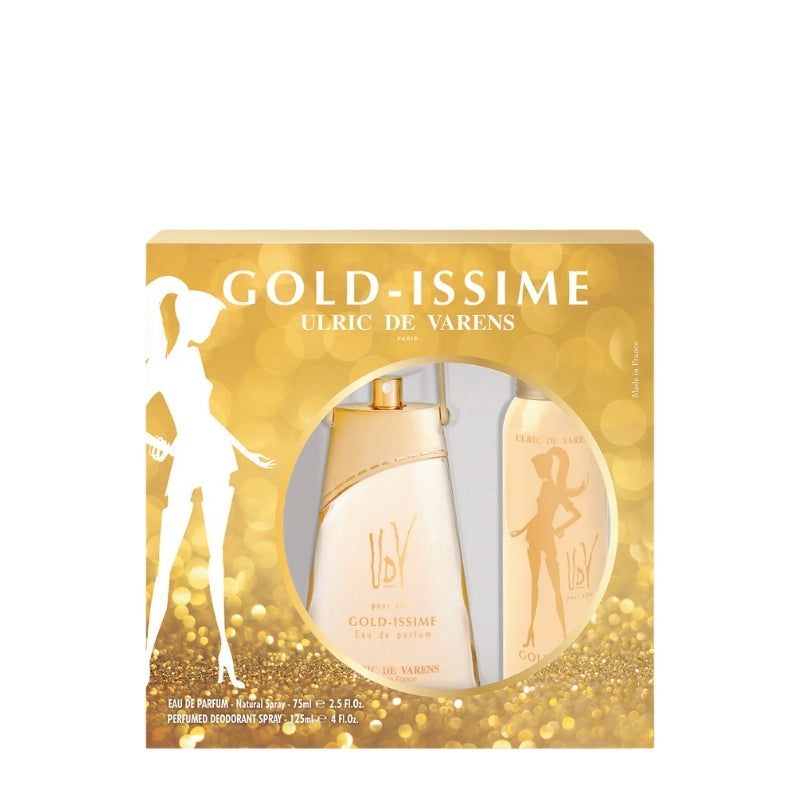 UDV GOLD-ISSIME C EDP75+DEO 125ML +PURSE