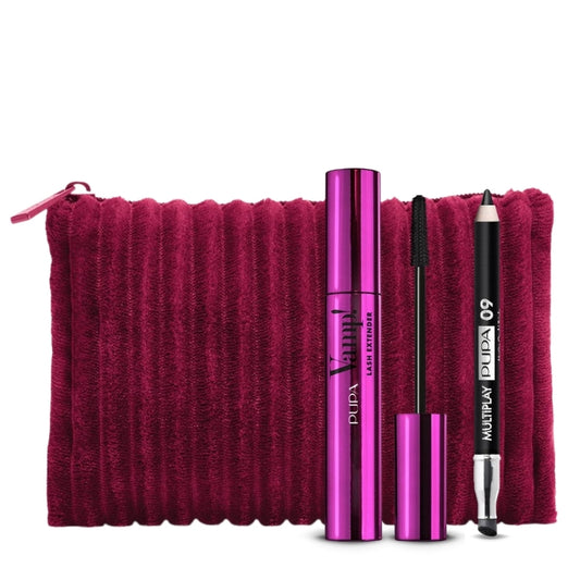Pupa Cofanetto Regalo Vamp Mascara Lash Extender E Mini Multiplay Nera