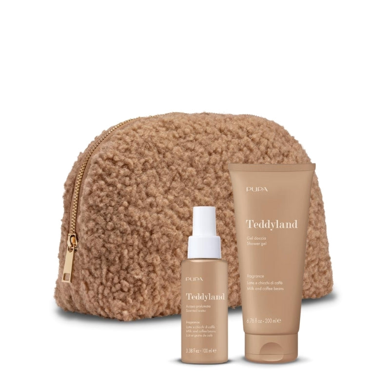Pupa Cofanetto Regalo Gel Doccia 200 ML E Acqua Profumata 100 ML Latte E Chicchi Di Caffe'