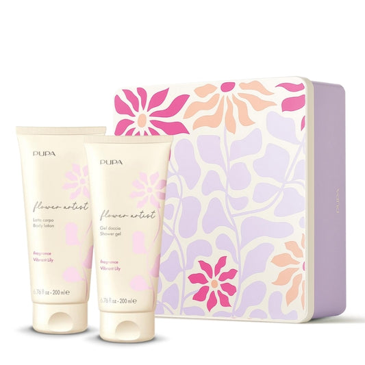 Pupa Flower Artist Doccia 200 ML E Latte Corpo 200 ML Vibrant Lily