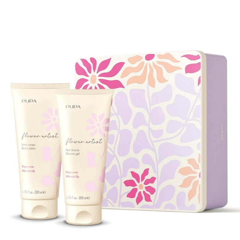 Pupa Flower Artist Doccia 200 ML E Latte Corpo 200 ML Vibrant Lily