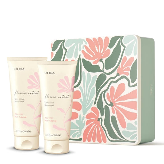 Pupa Flower Artist Doccia 200 ML E Latte Corpo 200 ML Flirty Tuberose