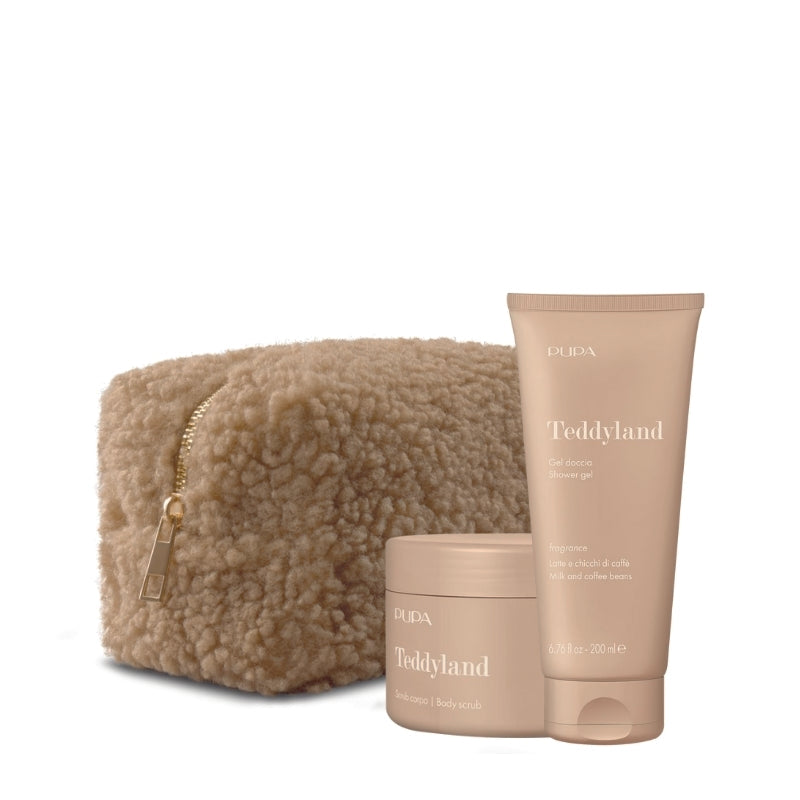 Pupa Cofanetto Regalo Teddyland Doccia 200 ML E  Scrub 150 ML Latte E Chicchi Di Caffe