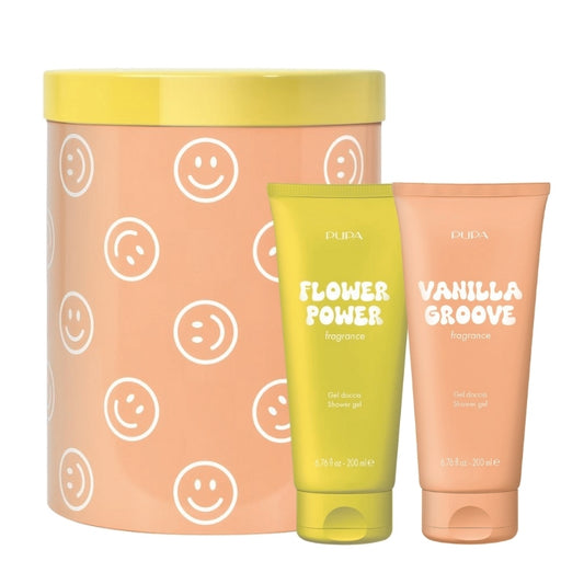 Pupa Cofanetto Regalo Happybox Doccia 200 ML Vanilla Groove E Flower Power