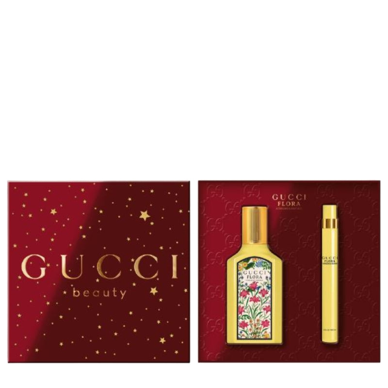 Gucci Cofanetto Regalo Flora Gorgeous Orchid Eau De Parfum 50 ML E Mini Eau De Parfum 10 ML
