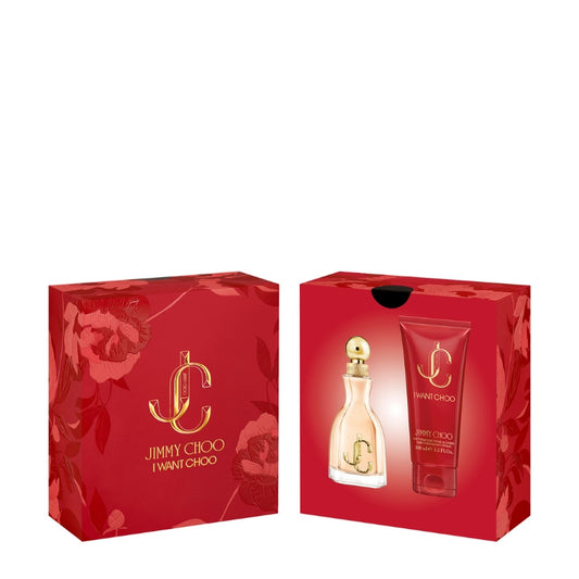 Jimmy Choo Cofanetto Regalo I Want Choo Eau De Parfum 60 ML E Latte Corpo 100 ML