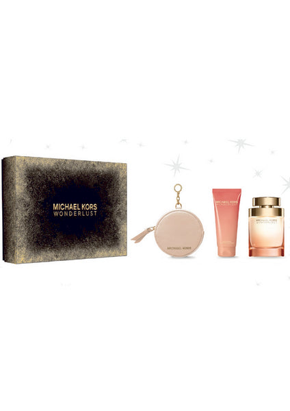 Kors Cofanetto Regalo Wonderlust Eau De Toilette 100 ML, Latte Corpo 100 ML E Portamonete