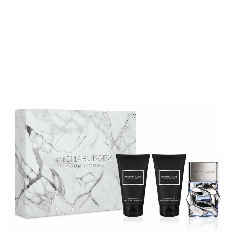 Michael Kors Cofanetto Regalo Pour Homme Eau De Parfum 50 ML, Doccia Gel 50 ML E Dopobarba Balsamo 50 ML