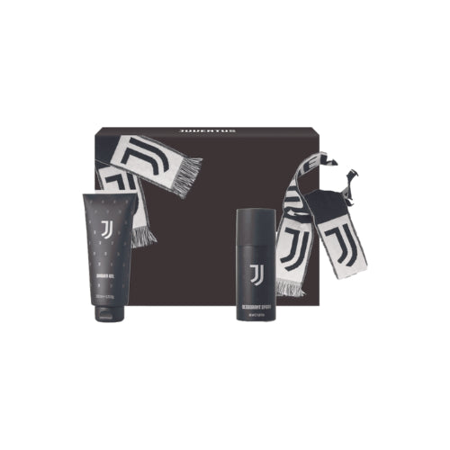 Juventus Cofanetto Regalo Deodorante 150 ML E Doccia 200 ML E Sciarpa