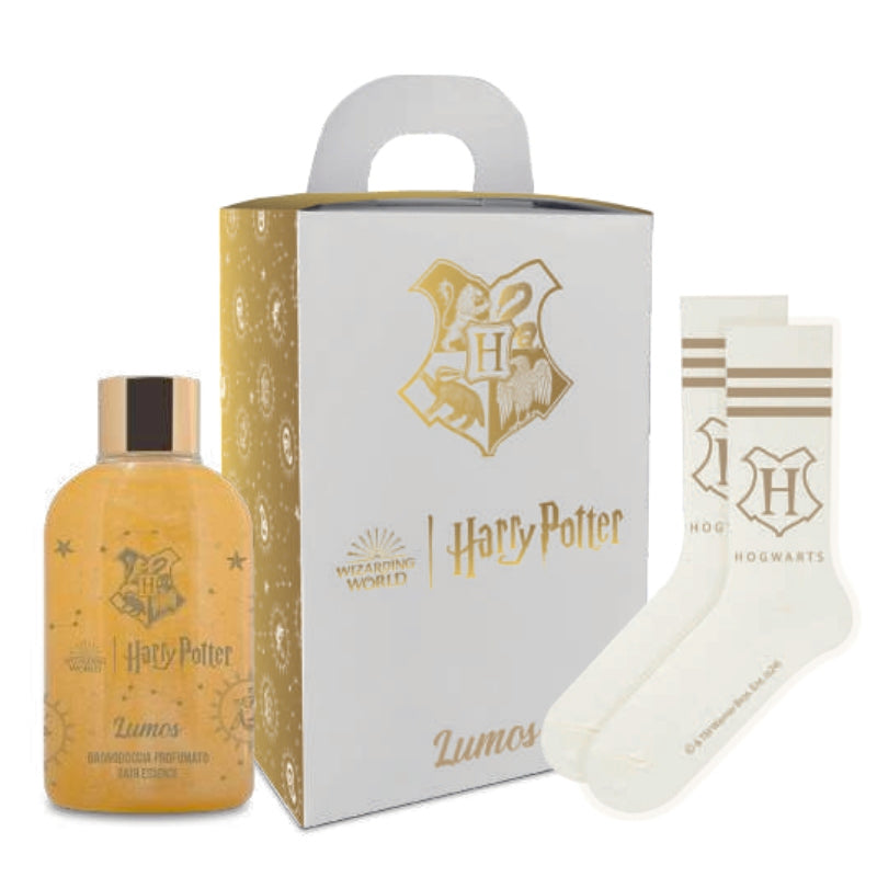 Harry Potter Cofanetto Regalo Lumos Doccia 300 ML E Calzini Unisex