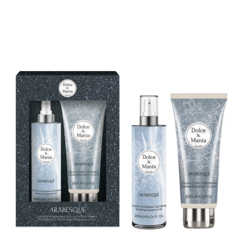 Dolce & Mania Cofanetto Regalo Arabesque Acqua Profumata 300 ML E Latte Corpo 200 ML