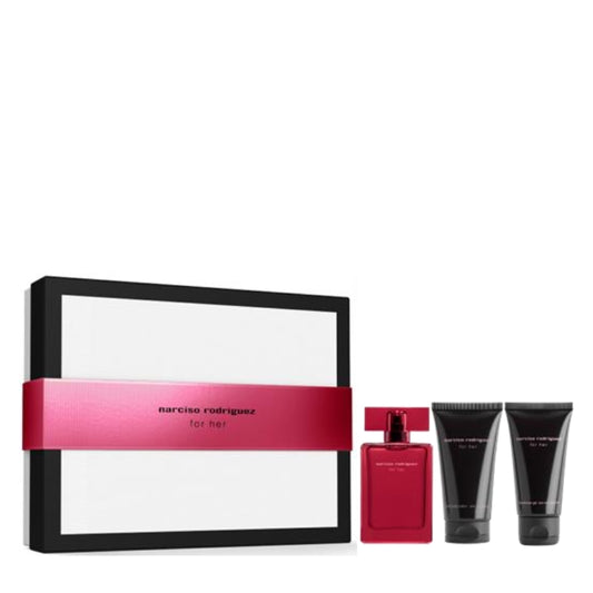 Narciso Rodriguez Cofanetto Regalo For Her Eau De Parfum Intense 50 ML, Latte Corpo 50 ML E Gel Doccia 50 ML