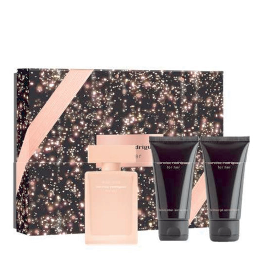 Narciso Cofanetto Regalo Musc Nude Eau De Parfum 50 ML, Latte 50 ML E Doccia 50 ML