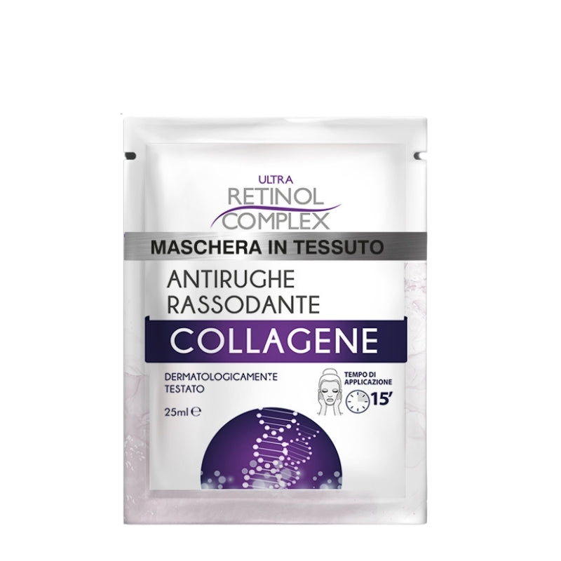 Retinol Complex Maschera Viso In Tessuto Con Collagene